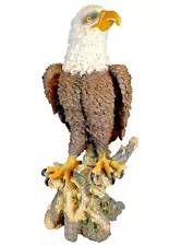 Large American Bald Eagle Composite Sculpture. 16.25" tall