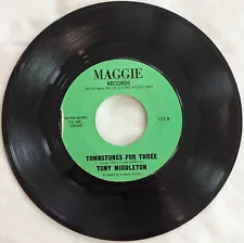 Tony Middletone - Tombstones For Three - Northern Soul - Maggie - VG+ Hear!