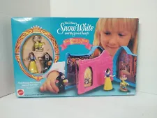 Vintage Walt Disney's Snow White & The 7 Dwarfs Once Upon A Time Playset Mattel