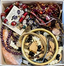 5lbs Jewelry INCLUDES SILVER Vintage Modern Huge Lot ALL GOOD Wearable Resale 3