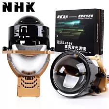 NHK 3.0'' Laser Headlight Bi LED Projector Len 6000K Universal Retrofit VS Xenon