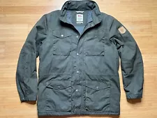 Men’s XL Fjallraven Raven Padded G-1000 Hooded Greenland Jacket Coat, Pocket Rip