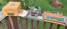 Vintage Stanley No. 55 Combination plane-with box-blades-pamphlets