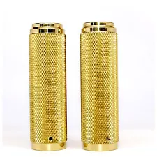 Motorcycle Grips for Nash Sticky Internal Throttle in Solid Brass