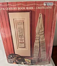 The Sampler House 17th CENTURY BOOK MARK-CHATELAINE Counted Cross Stitch Pattern