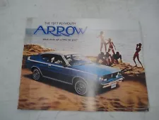 1977 PLYMOUTH ARROW SALES BROCHURE SHOWROOM SALES BOOK ORIGINAL