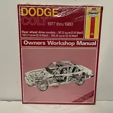 Haynes Dodge Colt 1977 thru 1980 Owners Workshop Manual New Sealed