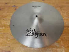 One 1996 Zildjian A Medium Thin Crash Cymbal 16"/40cm 1205 grams 3/4" edge crack