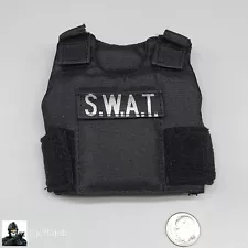 1:6 Ultimate Soldier SWAT Sharpshooter Black Body Armor Vest for 12" Figures