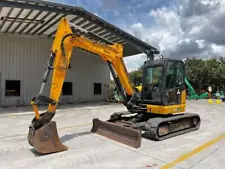 2018 JCB 85Z Hydraulic Excavator Track Backhoe Aux Hyd Bucket Cab A/C bidadoo