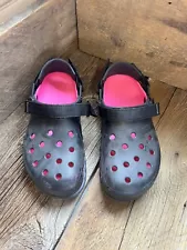 Post Malone Crocs - Black/Pink Size 11 Mens