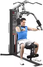 New ListingDual Functioning Body Fitness Workout 150 Pound Stack Home Gym System with Adjus