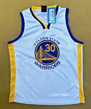 Player #30 Warriors Jersey Stephen Curry for Youth size XL White color NEW