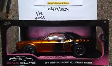 NEW 2024 Jada Pink Slips 1/18 2015 Dodge Challenger SRT Hellcat Redeye Wide-Body