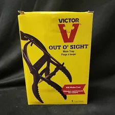 VICTOR 0631 OUT O'SIGHT MOLE TRAP, 1-3/4 LBS (1-BOX) OPEN BOX Never Used