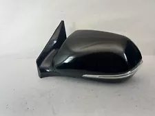 2014-2018 Hyundai Santa Fe Driver Left Mirror power blind spot turn signal black (For: More than one vehicle)