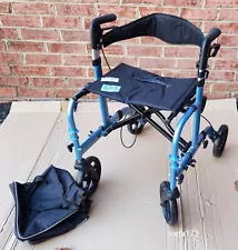 Health Line Rollator Walker with seat, bag and breaks New Open box