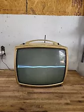 Setchell-Carlson 19P65 TV/Radio Combo Set As Is