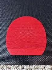 TIBHAR Grass D.TecS Table Tennis Rubber - Red 0.9mm