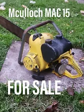 Mcculloch MAC 15 For Sale Complete