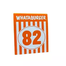 New ListingWhataburger Table Tent Number # 82