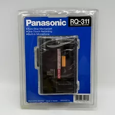 Panasonic Handheld Cassette Tape Voice Recorder Vintage Model No. RQ-311 NEW