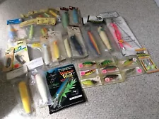 36 N.O.S. Surf/Big Game Lures Gibbs/Super Strike/Danny/Sandy Eel/Rattle Trap etc