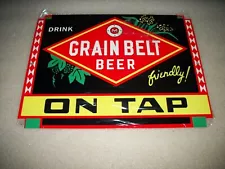 REPRODUCTION GRAIN BELT BEER USA MADE ADVERTISING SIGN 14 ga. steel