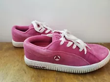 90's AIRWALK THE One SKATE Shoes SNEAKERS Hot BRIGHT Pink LOW-TOP Skateboarding