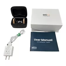 MD VOLT Series H Digital Hearing Aid 2‐Piece Set & Charging Case