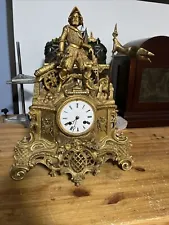 French Figural Mantel Clock