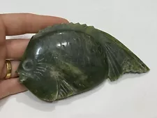 VTG Carved Jade Fish Figurine