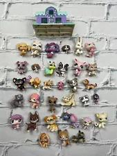 LPS Littlest Pet Shop Lot Of 34 Cats + House