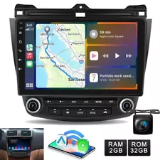 10.1 Car Stereo Radio Player Android 12 4Core GPS DSP for Honda Accord 2003-2007