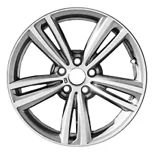 19x8.5 5 Double Spoke Used Rear Wheel Machined Painted Medium Charcoal Metallic (For: BMW)