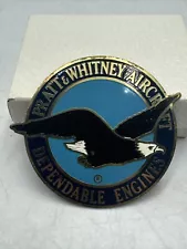 Pratt Whitney Gas Turbine Jet Engine Aviation Display Metal nose cowl