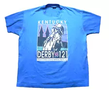 VTG Kentucky Derby Shirt Adult Extra Large Single Stitch 95 90s Horse Racing Men