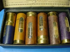 Vintage Peters Set of Salesman Sample 12 ga INERT, Cutaway Shotgun Shells