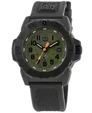 Luminox Navy Seal 3500 Green Dial Rubber Strap Men's Watch XS.3517.NQ.SET-PO