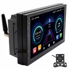 Touch Screen Car Stereo Radio GPS Navigation Bluetooth WIFI Player W/Rear Camera