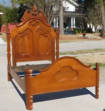 Walnut Victorian Bed c1860