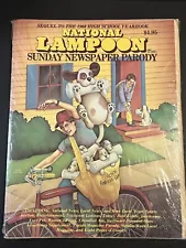 NATIONAL LAMPOON HIGH SCHOOL SEQUEL SUNDAY NEWSPAPER PARODY VINTAGE MAGAZINE