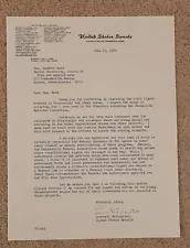 CIVIL RIGHTS LETTERS DEFENSE VOTING SENATOR SIGNED 1963 1964 Mississippi Burning