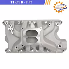 Aluminum Carb Intake Manifold 1500-6500 Satin For Small Block Ford 351W E42458