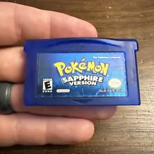 Pokemon Sapphire Version - Nintendo Game Boy Advance GBA - Tested - Authentic