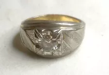 Mens Diamond 14KT HGE Ring Size 12? Estate Sale!