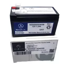 For Mercedes Benz Auxiliary Battery 12V W221 W212 W164 NEW N000000004039 (For: Mercedes-Benz)