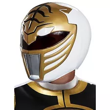 Power Rangers White Ranger Adult Helmet, Standard