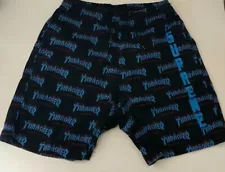 Rare SS15 Supreme x Thrasher short size S small black Flame shorts