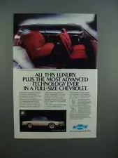 1980 Chevrolet Caprice Classic Sedan Ad - All Luxury